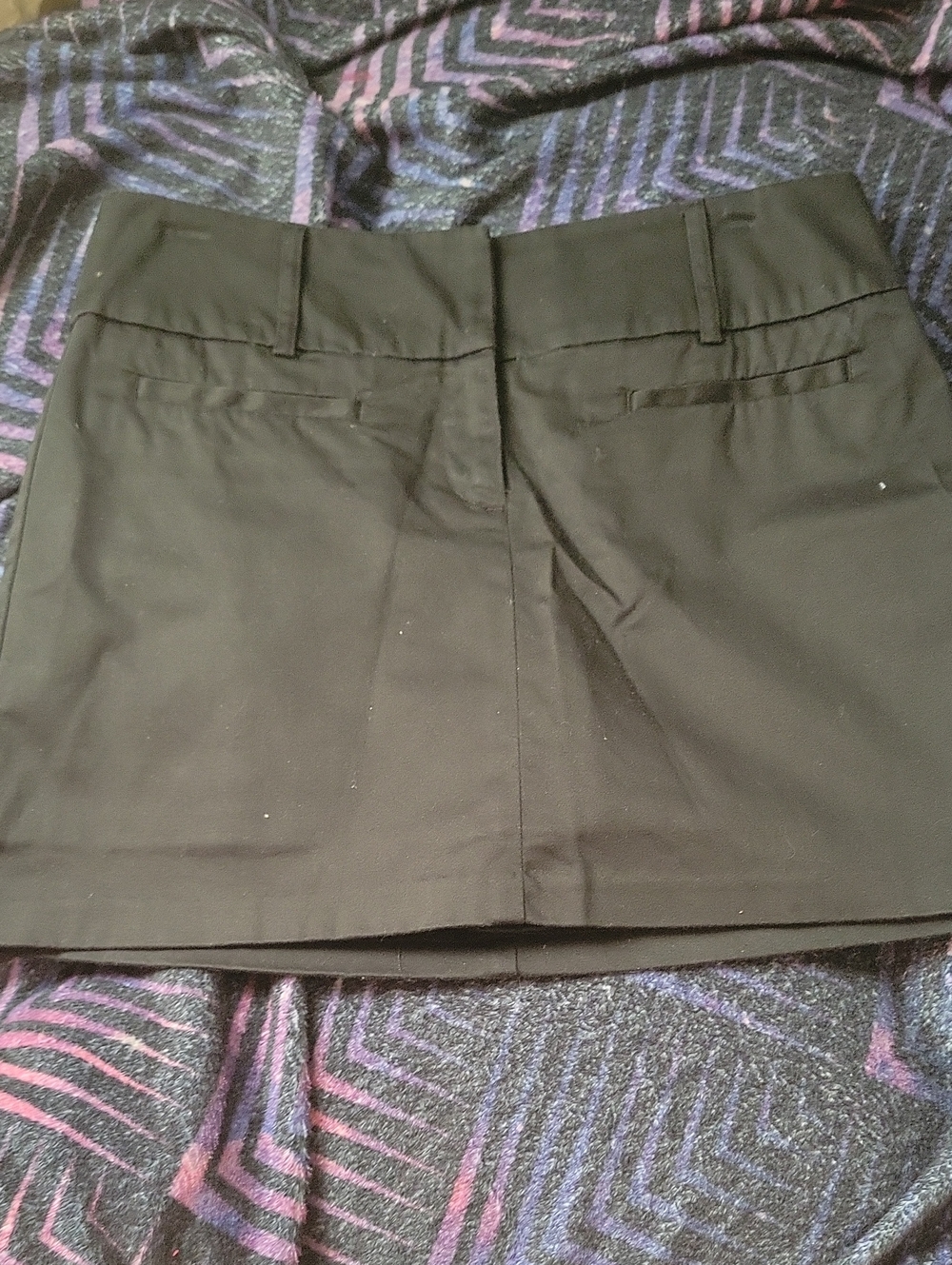 New York & Company Black Skort